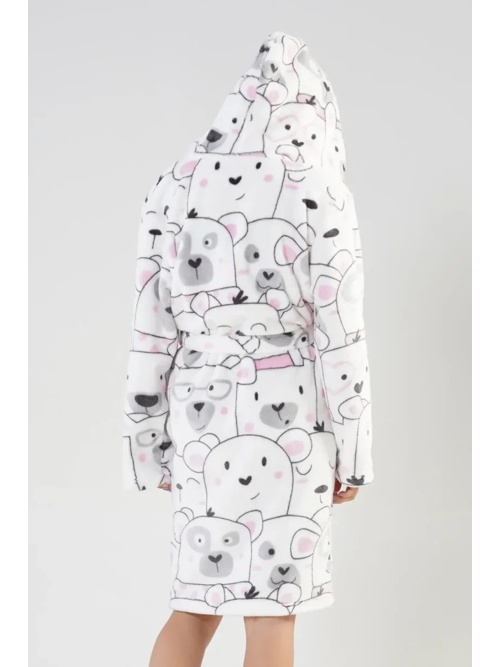 Halat Polar Bear alb cu ursuleți