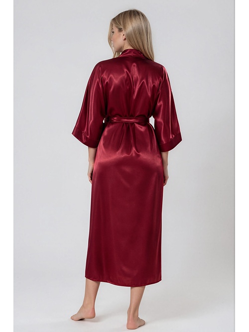 Halat satinat 130 bordo 