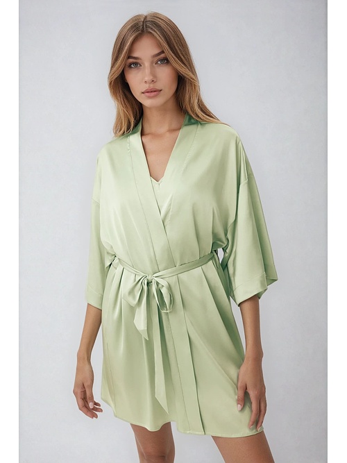 Halat din satin Renne mint