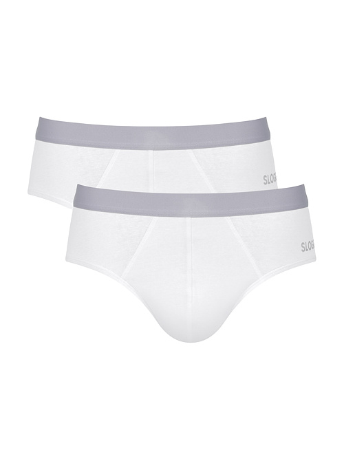 2pack chiloți SLOGGI ABC GO slip alb